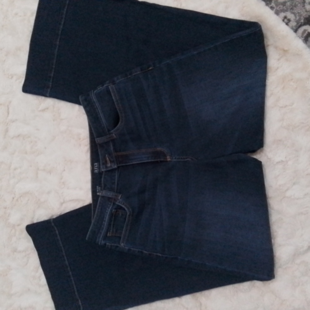 a.n.a Classic Blue Wide Leg Jeans Sz 8